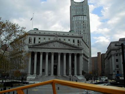 US Courthouse<br>Location: <a href="https://www.google.com/maps/search/?api=1&query=40.71479,-74.00318" target="_new">New York City Tour, Federal Plaza</a>